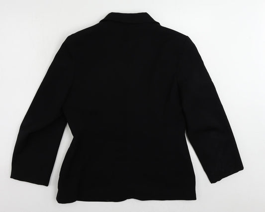 Womens UK Size 14 AMARANTO Black Jacket