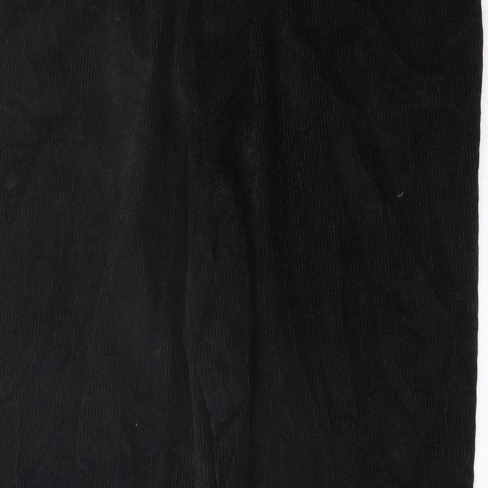 Womens UK Size 20 Classic Regular Fit Black Trousers