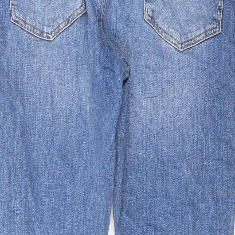 Mens UK Size 36 in Topman Regular Fit Skinny Blue Jeans