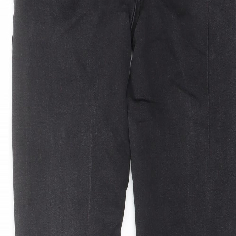 PARISIAN SIGNATURE Womens Grey Cotton Skinny Jeans Size 6 L27 in Regular Button