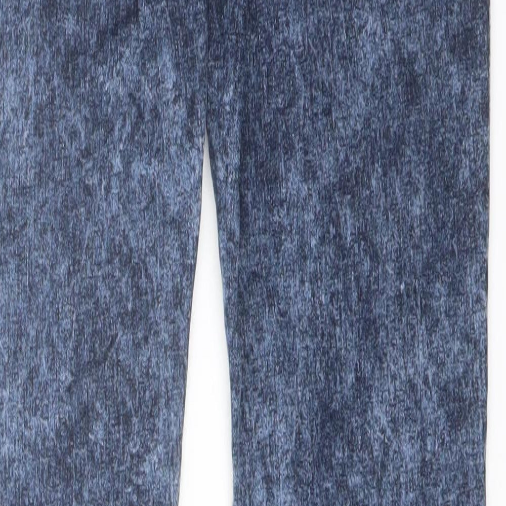 Denim & Co. Womens Blue Cotton Jegging Jeans Size 8 L28 in Regular Button