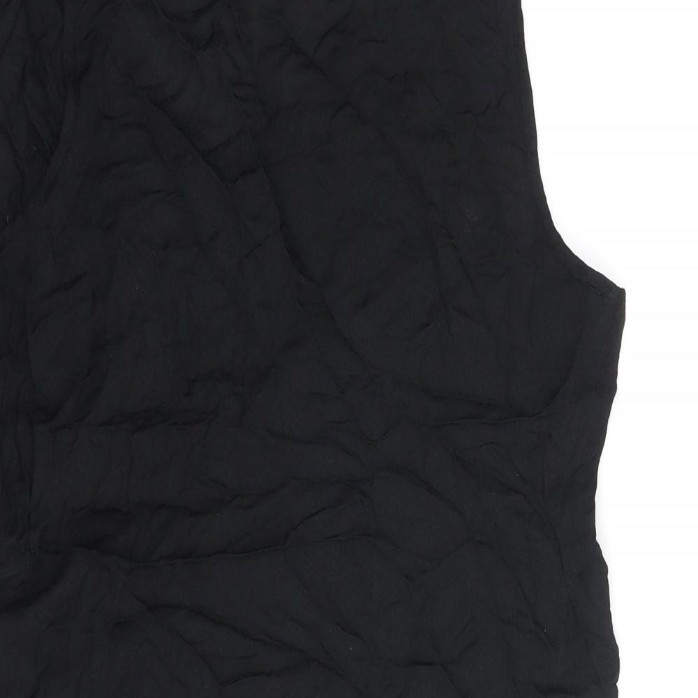 Womens UK Size 8 H&M Black Camisole Blouse