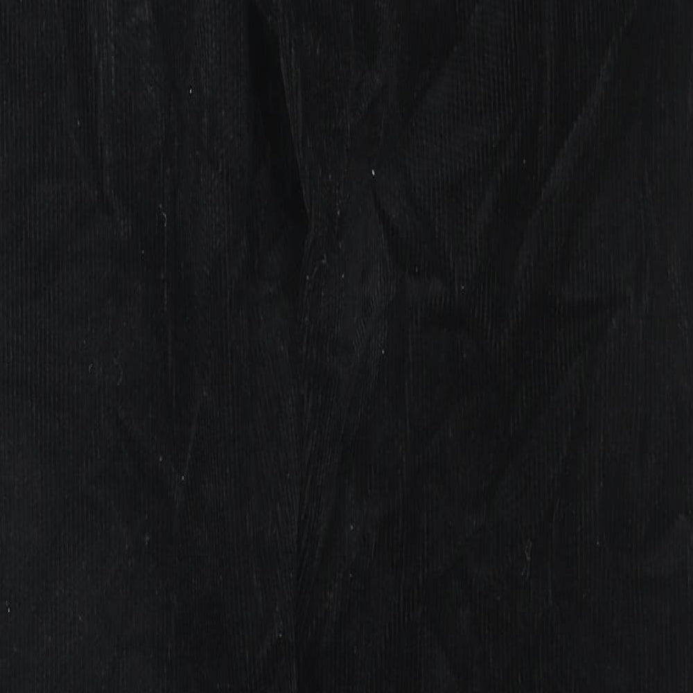 Womens UK Size 36 Weekday Regular Fit Black Trousers
