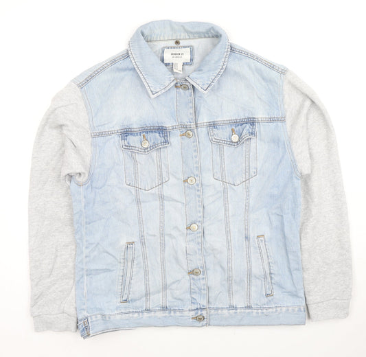 Womens UK Size M FOREVER 21 Blue Jacket