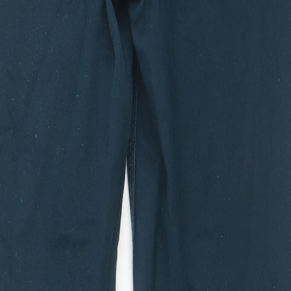 M&Co Womens Blue Cotton Skinny Jeans Size 12 L27 in Regular Zip