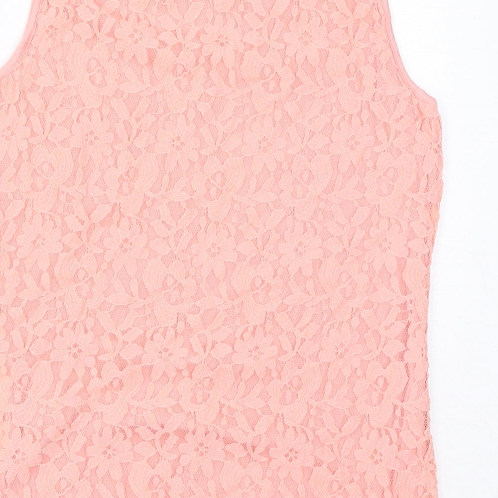 Womens UK Size M PARAMOUR Pink Basic Tank