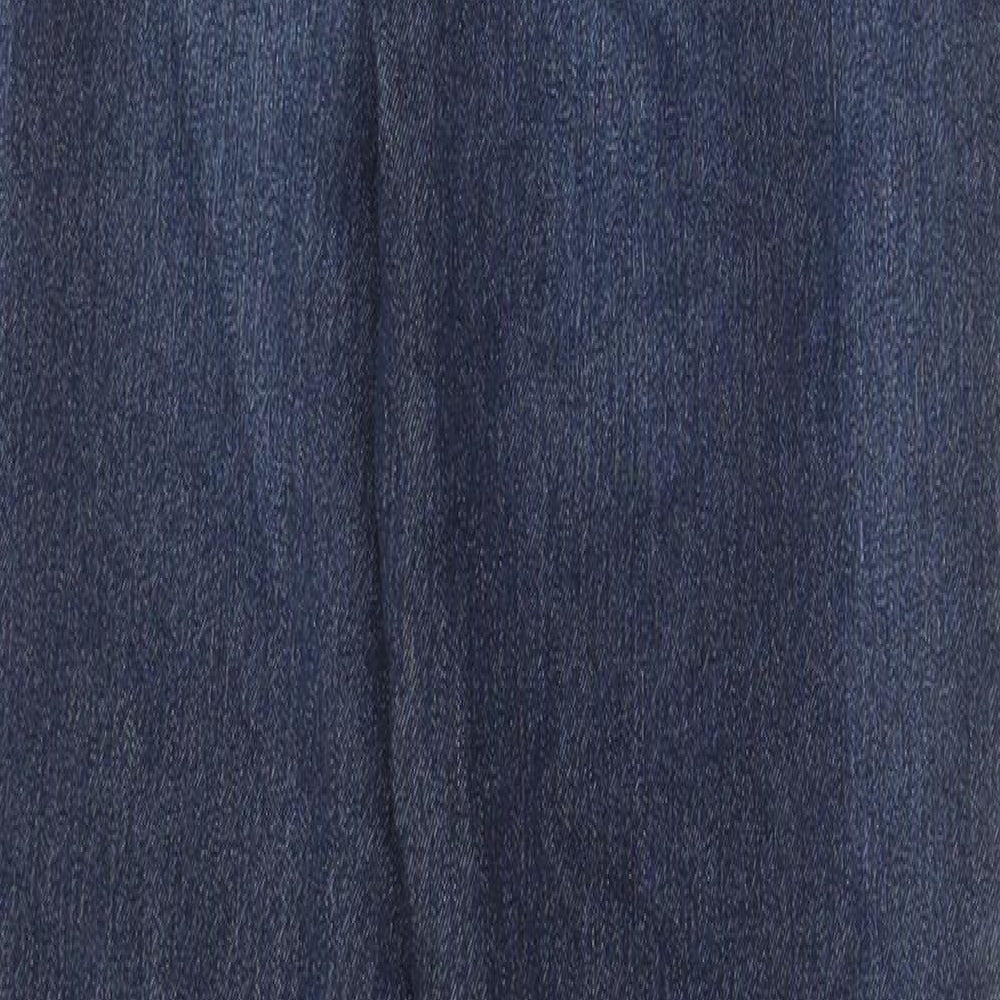 TU Womens Blue Cotton Jegging Jeans Size 8 L29 in Regular - Elasticated waist