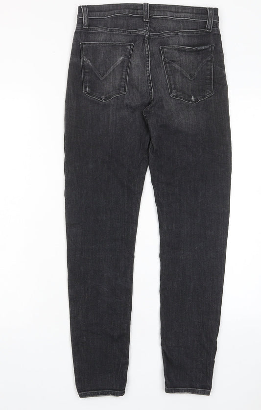 Hudson Womens Grey Cotton Skinny Jeans Size 27 in L28 in Regular Zip - Pockets