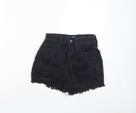 Womens UK Size 23 in Hollister Regular Fit Cut-Off Shorts