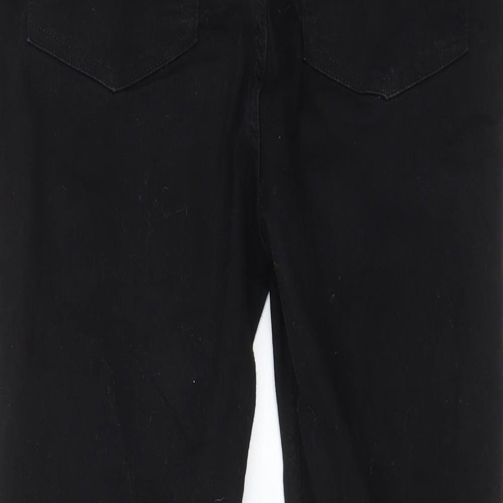 Womens UK Size XL H&M Regular Fit Skinny Black Jeans