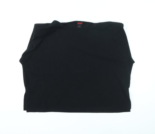 Womens UK Size M Misspap Black Basic Tank