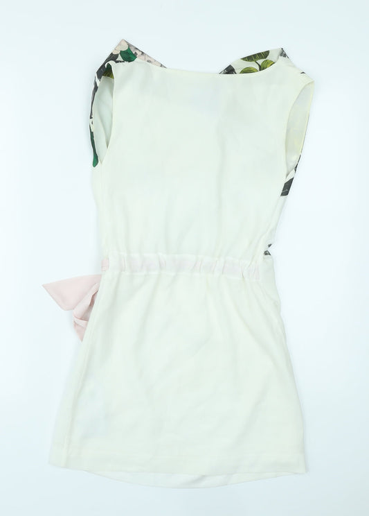 Womens UK Size 4 H&M Multicoloured Basic Tank