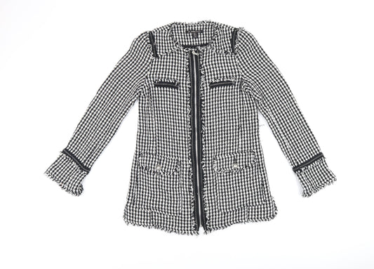 Womens UK Size S Zara Black Jacket
