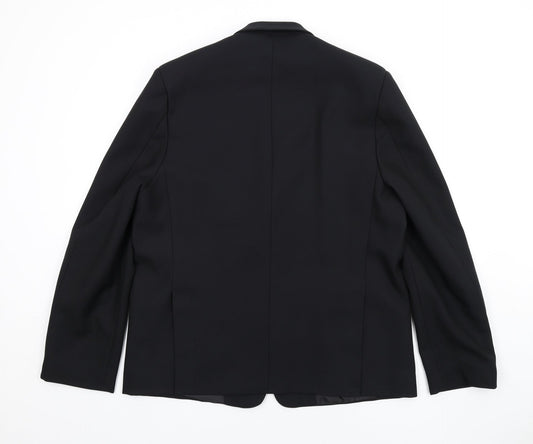 Mens UK Size 40 BHS Regular Black Suit Jacket