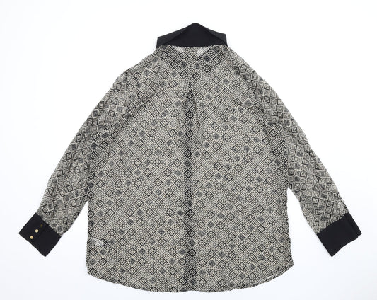 Womens UK Size 20 NEXT Beige Basic Button-Up