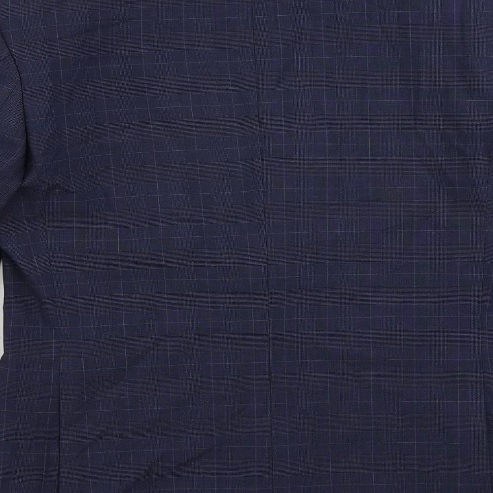 Mens UK Size 36 Marks and Spencer Regular Blue Suit Jacket
