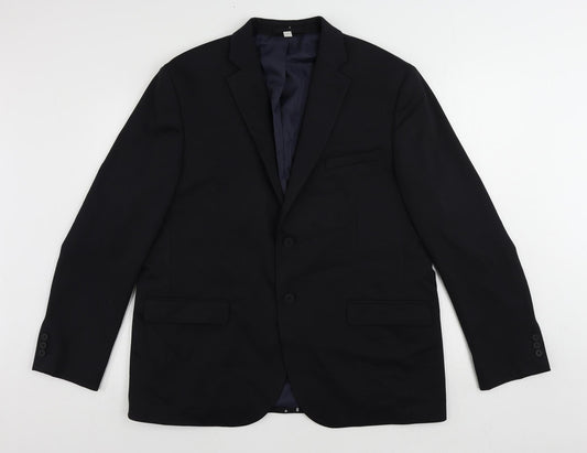 Mens UK Size 44 Autograph Regular Blue Suit Jacket