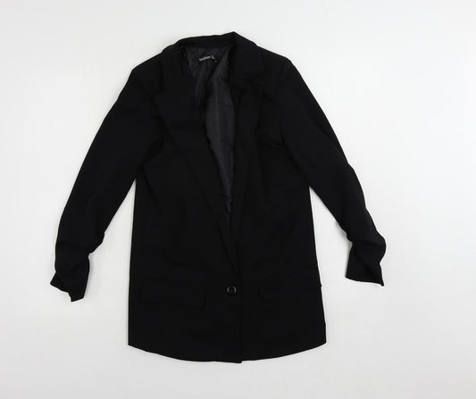 Womens UK Size 6 Boohoo Black Jacket