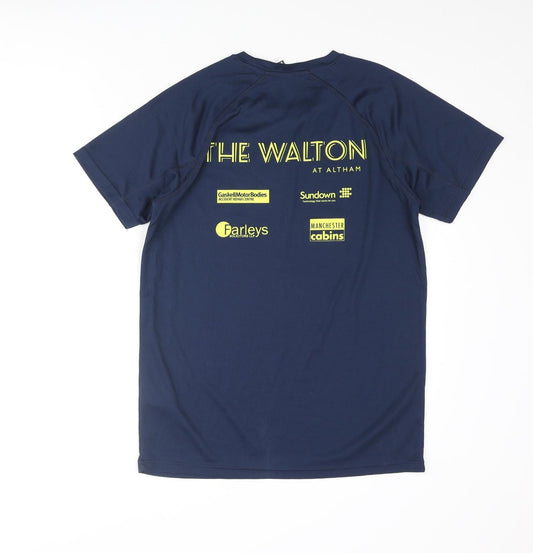 Roly Mens Blue Polyester Basic T-Shirt Size S Crew Neck Pullover - Accrington Road Runners 10k