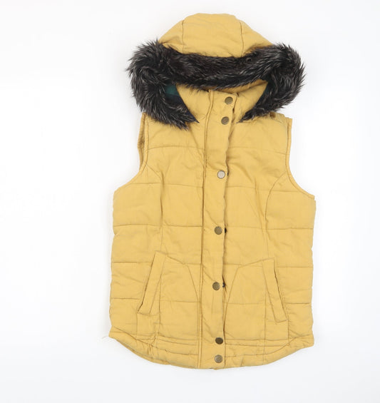 Womens UK Size 10 NEXT Yellow Gilet