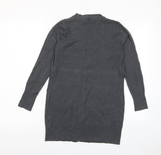 Womens UK Size 10 Marks and Spencer Grey Cardigan Jumper