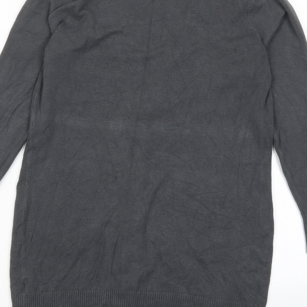 Womens UK Size 10 Marks and Spencer Grey Cardigan Jumper