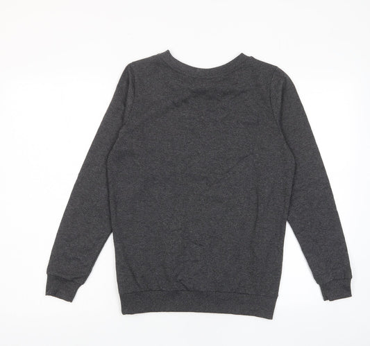 Womens UK Size 8 Disney Grey Pullover Sweatshirt