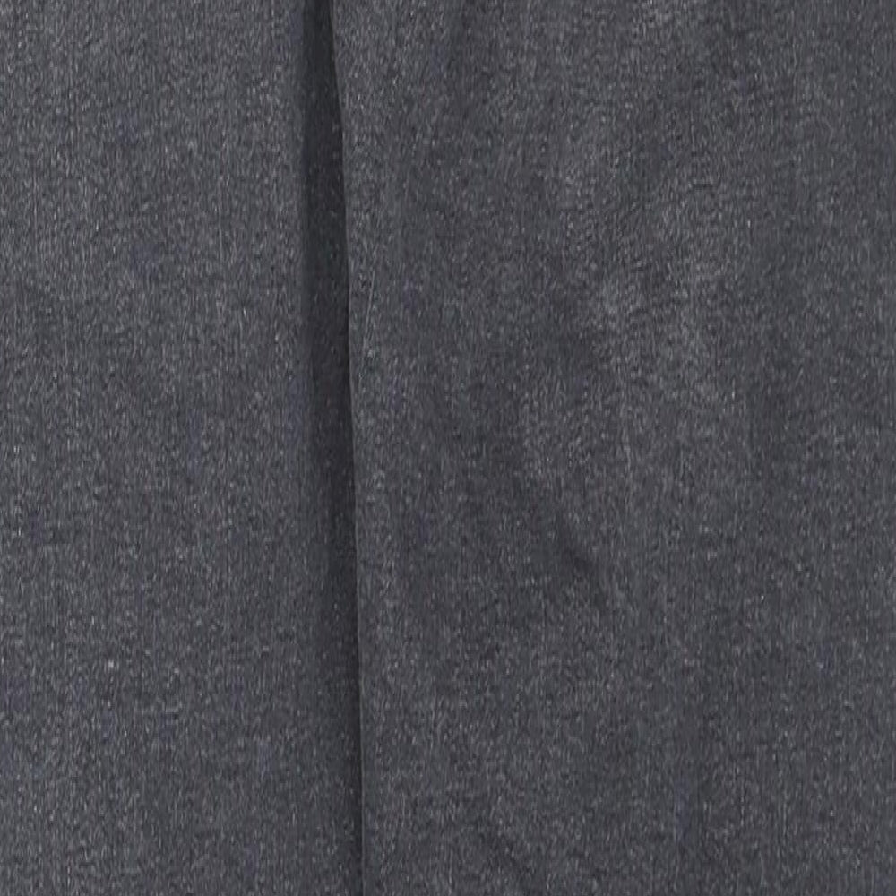 Topshop Womens Black Cotton Skinny Jeans Size 28 in L32 in Regular Zip