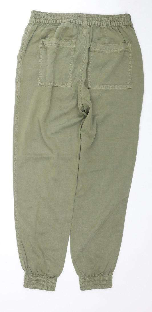 Womens UK Size M H&M Regular Fit Windbreaker Green Trousers