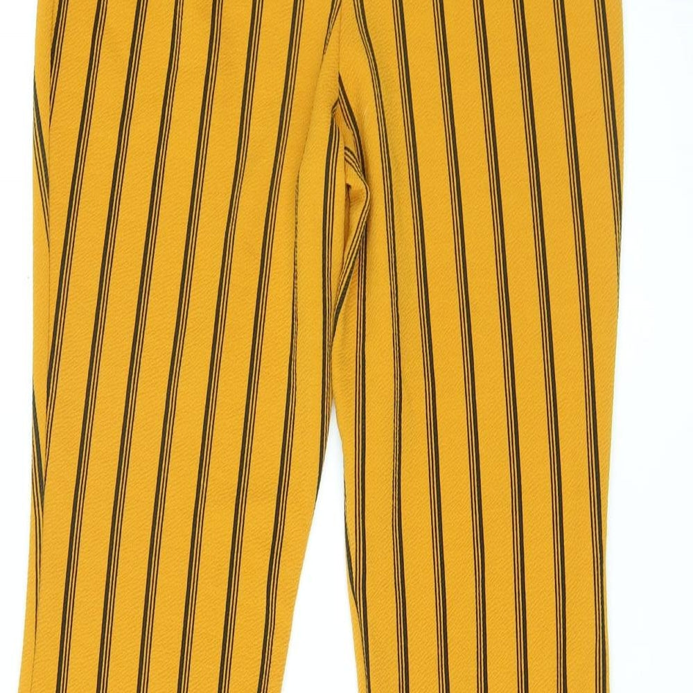 Womens UK Size 10 Nasty Gal Regular Fit Orange Trousers