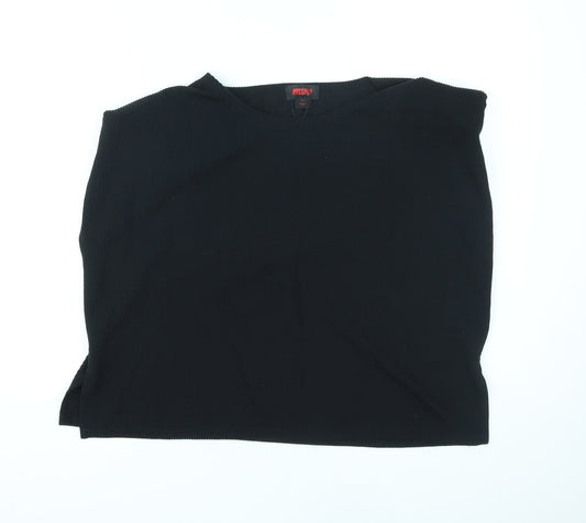 Womens UK Size M Misspap Black Basic Tank