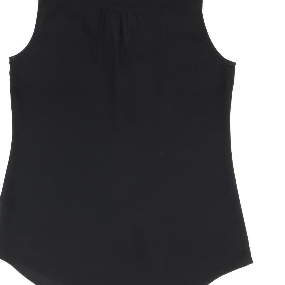 Womens UK Size XS Express Black Basic T-Shirt