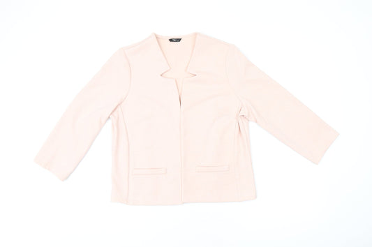 Womens UK Size 12 M&Co Pink Jacket