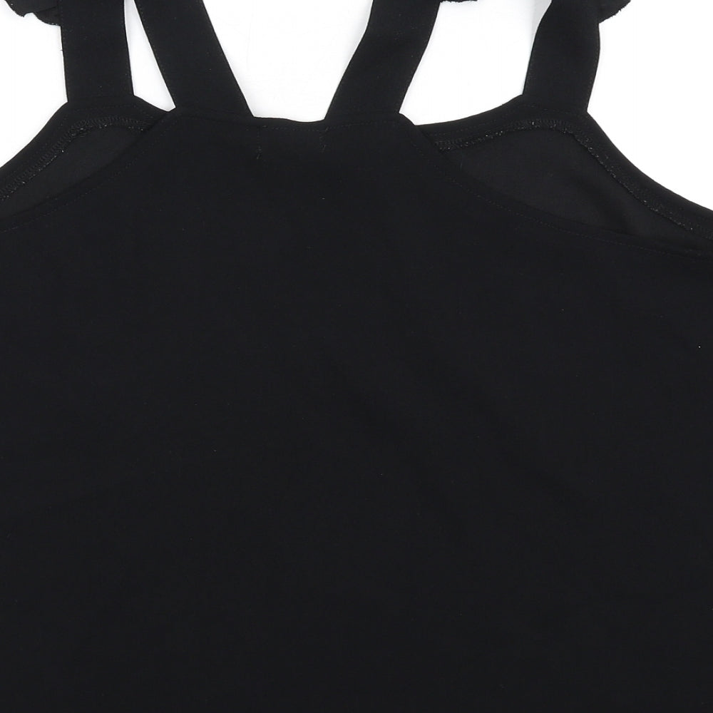 Womens UK Size 16 NEXT Black Basic Tank