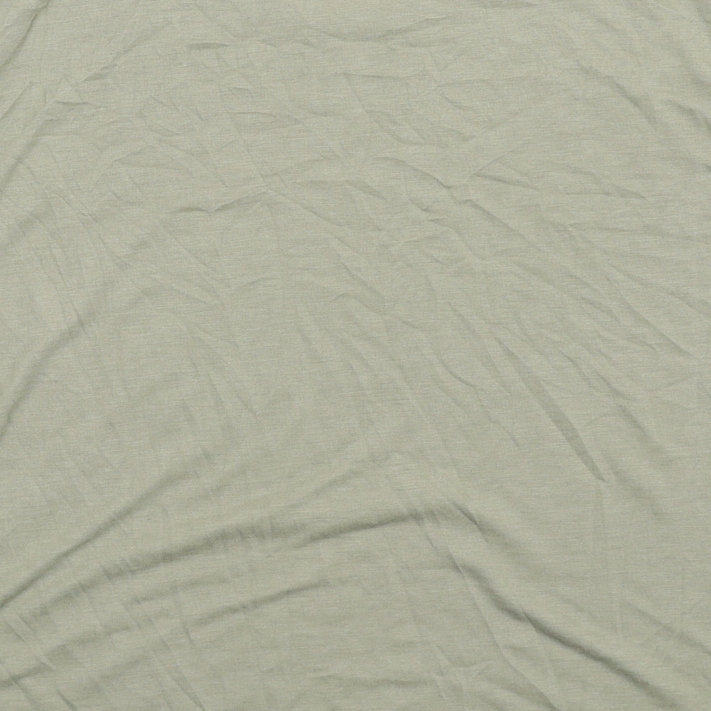 Womens UK Size 8 Marks and Spencer Green Basic T-Shirt