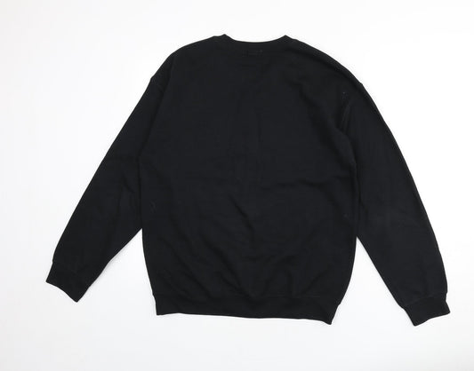 Topshop Mens Blue Polyester Pullover Sweatshirt Size S - Why