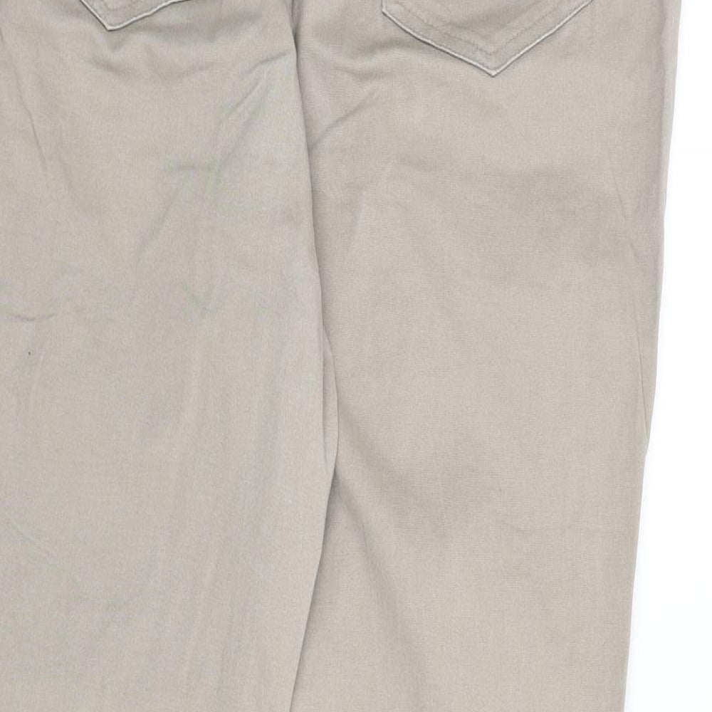 Womens UK Size 16 bpc Regular Fit Beige Trousers