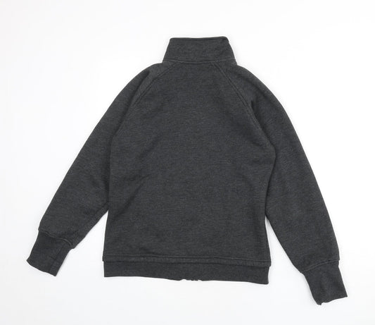 Womens UK Size 10 LA Gear Grey Full Zip Sweatshirt