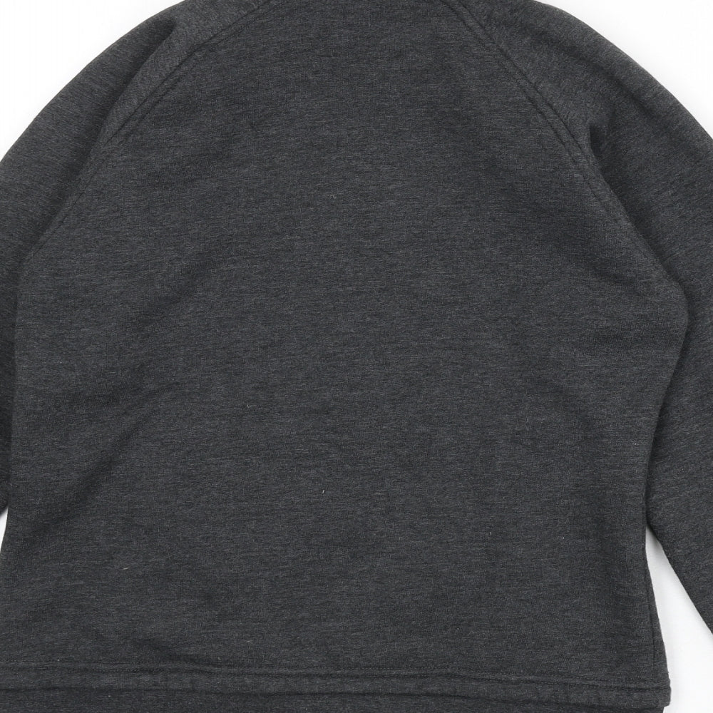 Womens UK Size 10 LA Gear Grey Full Zip Sweatshirt