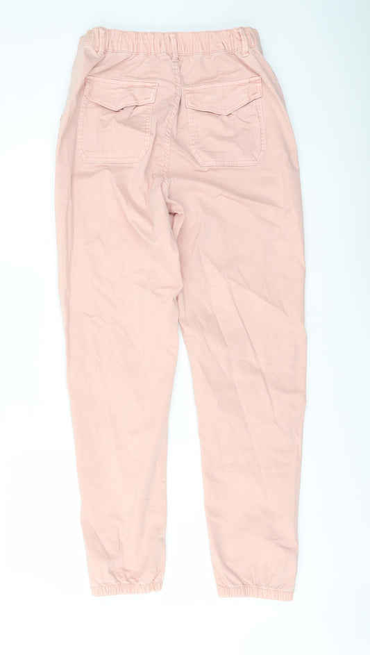 Womens UK Size 10 Marks and Spencer Regular Fit Jogger Pink Trousers