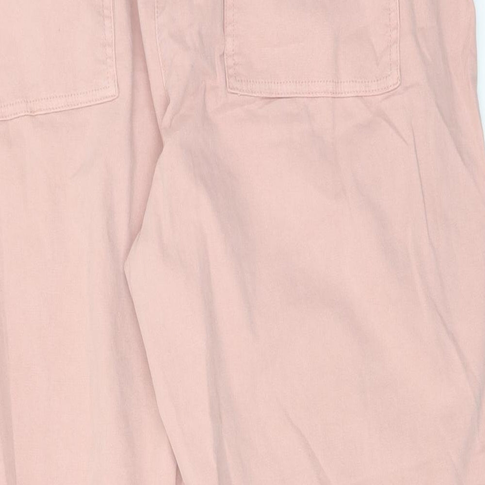 Womens UK Size 20 Marks and Spencer Regular Fit Pink Trousers