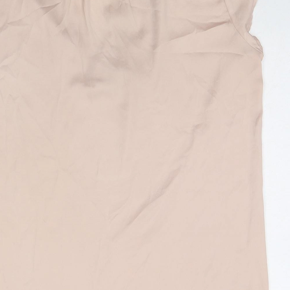 Womens UK Size 12 H&M Beige Basic Blouse