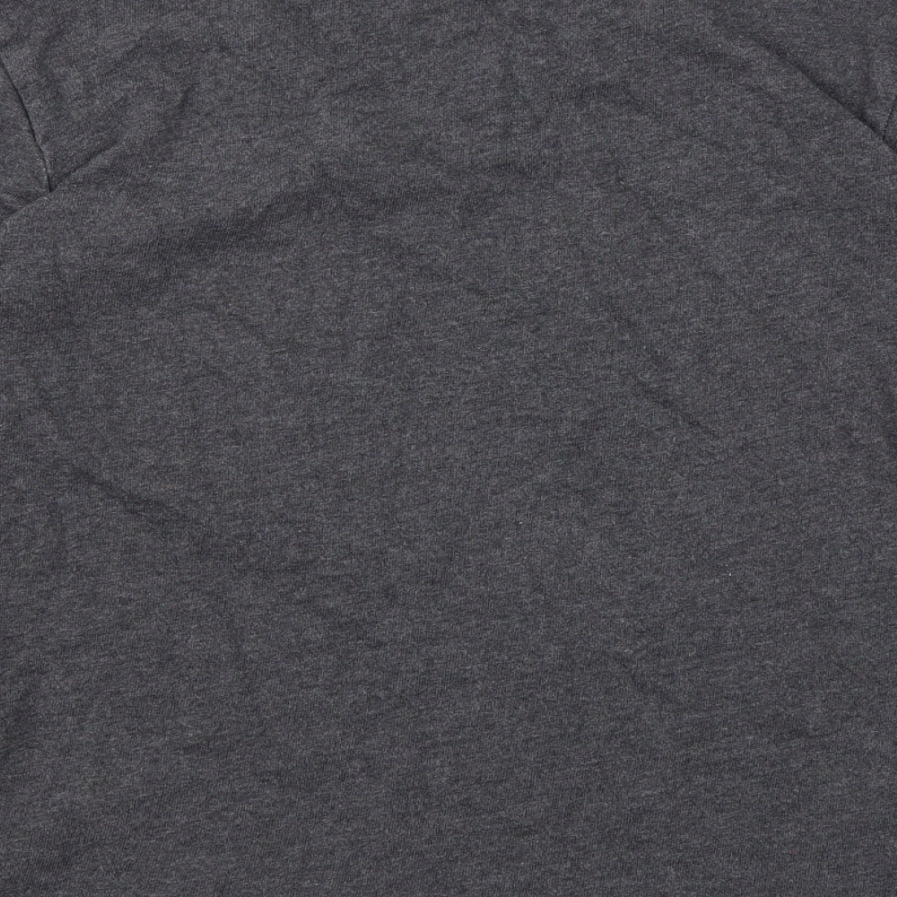 Gap Womens Grey Animal Print Cotton Pullover Sweatshirt Size S Pullover - Leopard Print