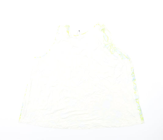 Womens UK Size 24 Marks and Spencer Multicoloured Basic Tank