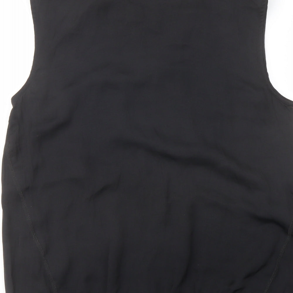Womens UK Size 12 NEXT Black Basic Blouse