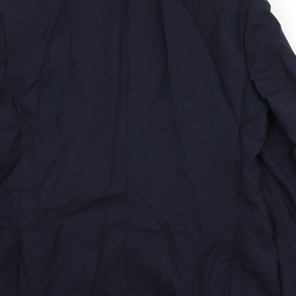 Mens UK Size 38 Marks and Spencer Regular Blue Suit Jacket
