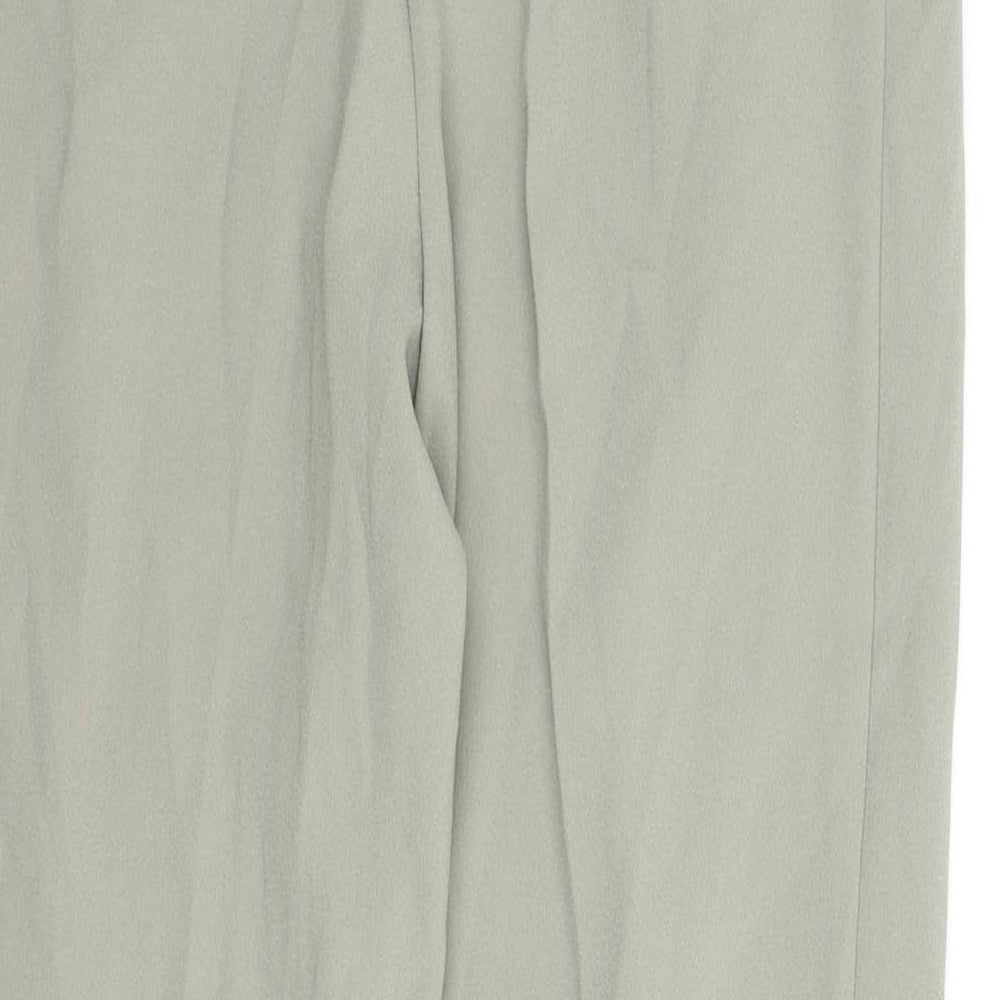Womens UK Size 8 Marks and Spencer Regular Fit Green Trousers