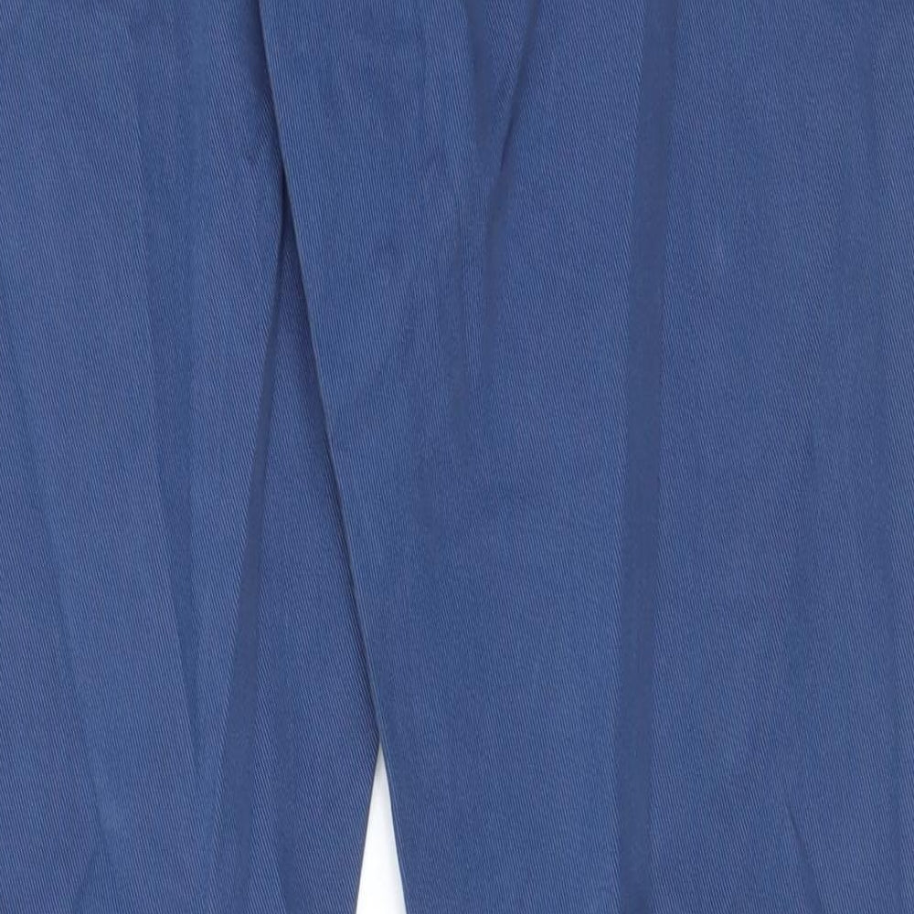 Autograph Mens Blue Cotton Straight Jeans Size 32 in L31 in Slim Zip - Pockets