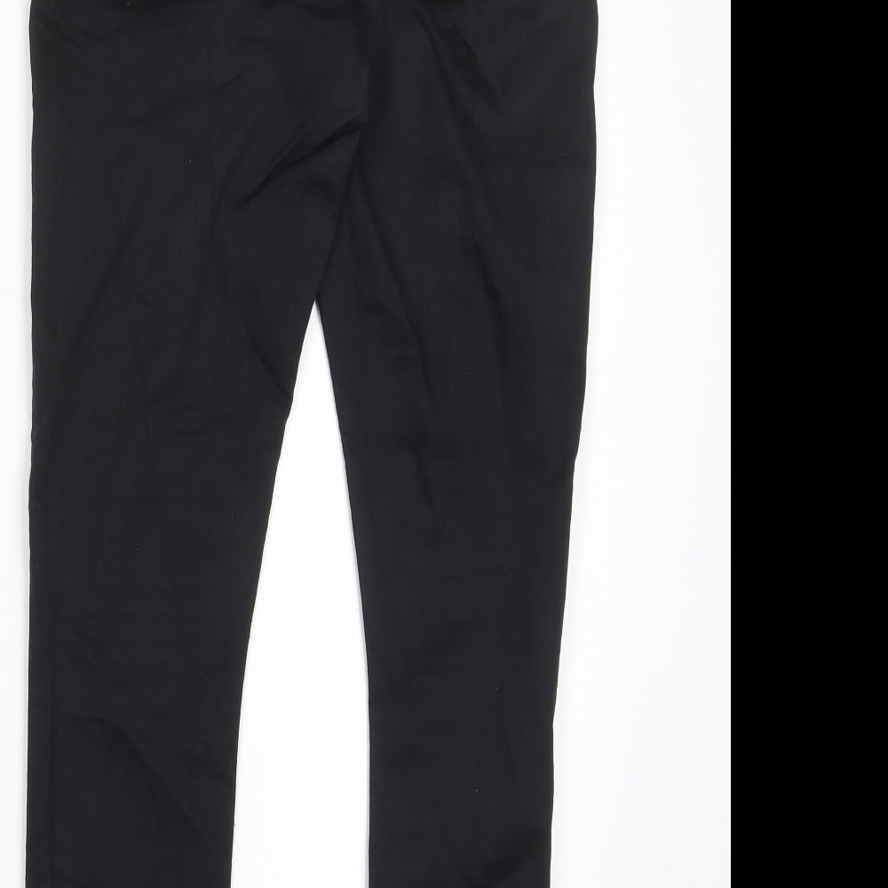 Topshop Womens Black Cotton Skinny Jeans Size 28 in L30 in Regular Zip - Pockets