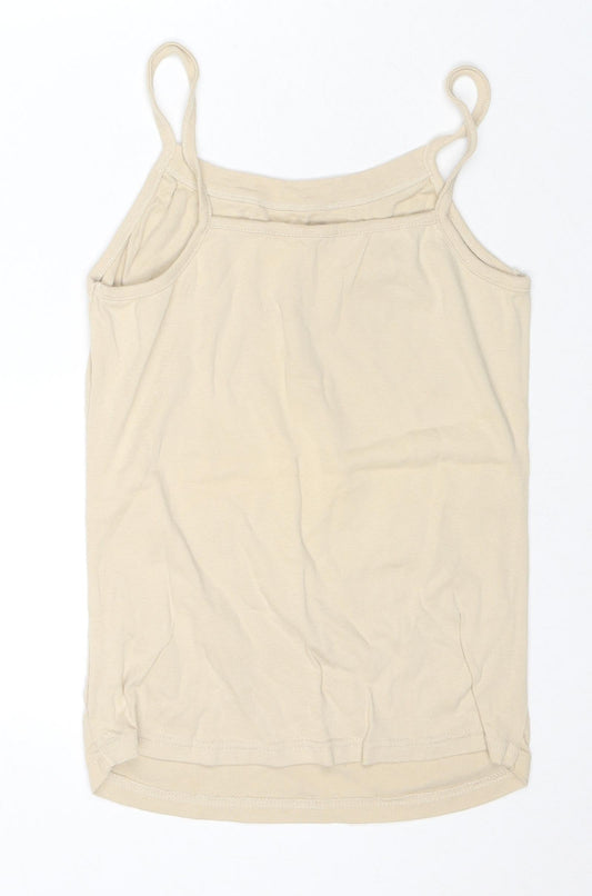 Womens UK Size 16 Ellie Louise Beige Basic Tank